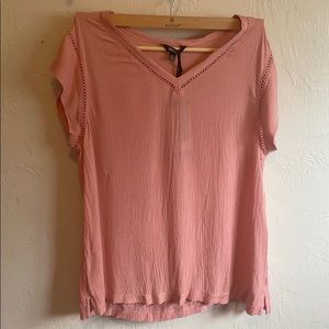 NWT Pink Shirt with Beautiful Details